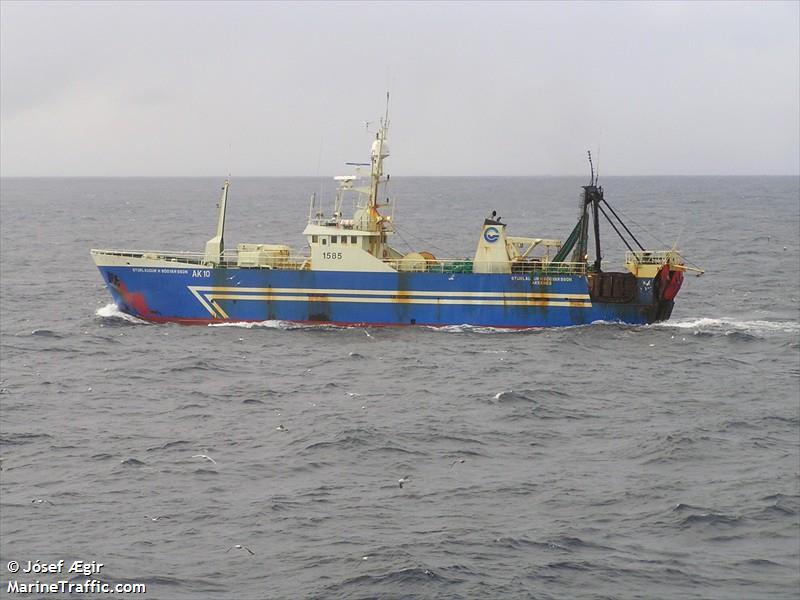 mars (Fishing Vessel) - IMO 8003993, MMSI 251050110, Call Sign TFGH under the flag of Iceland