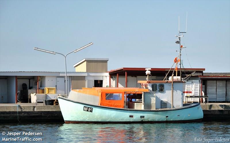 jasmin sg 122 (Fishing vessel) - IMO , MMSI 219007932, Call Sign XP4334 under the flag of Denmark