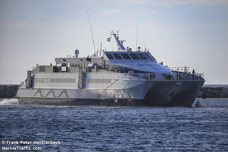 sifnos jet (Passenger Ship) - IMO 9204324, MMSI 210205000, Call Sign 5BLV4 under the flag of Cyprus