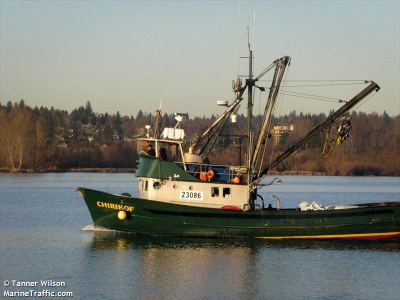 chirikof (Fishing vessel) - IMO , MMSI 367334590, Call Sign WDE3138 under the flag of United States (USA)